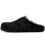 Italy new Moccasins Horsehair Flat Furry slides