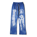 Hellstar Hoodie Guard Pants Set Vintage Wash High Street  Men's And Women's Sports Wear