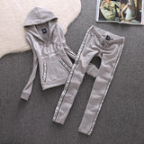 Pink Women's Hooded Sweatshirt Suit Women Sportswear,