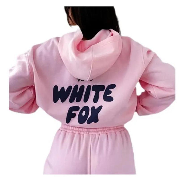 2025 Popular Womens White Fox Sports Set