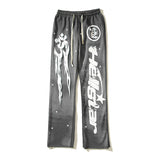 Hellstar Hoodie Guard Pants Set Vintage Wash High Street  Men's And Women's Sports Wear