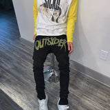 Hip Hop Street Fashion Jeans Cozy Skinny Design