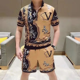 Luxury Celebrity Designer Men's Casual Short Set