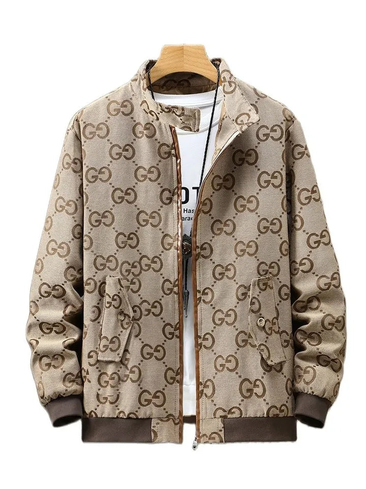 Gucci Print Luxury Designer Stylish Fashion Hip Hop Jacket With Logo