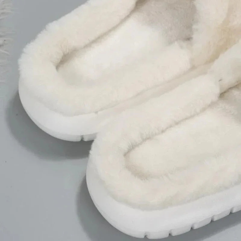 2024 Luxury Spring Fashion Furry Designer Slippers
