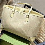 GUCCI Summer Beach Tote Large Logo Handbag