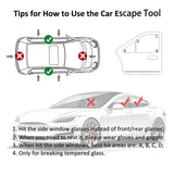 Automobile Emergency Glass Window Breaker Seat Belt Cutter Life-Saving Escape Car Emergency Tool