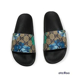 Women's Floral Gucci Luxury Designer Platform Slides