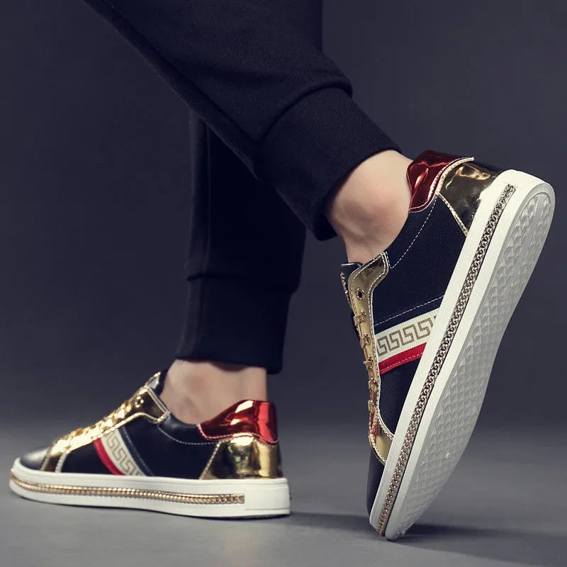 Stylish Versace Print Canvas Shoes Men / Women's Sneakers Fashion Trainers Student Casual Shoes