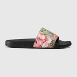 Women's Floral Gucci Luxury Designer Platform Slides