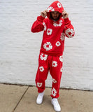 Unisex Dry Tears Print Fashion Thick Hoodie Unisex Sweat suit