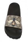 Luxury Designer Bee Logo Brand Gucci Slides