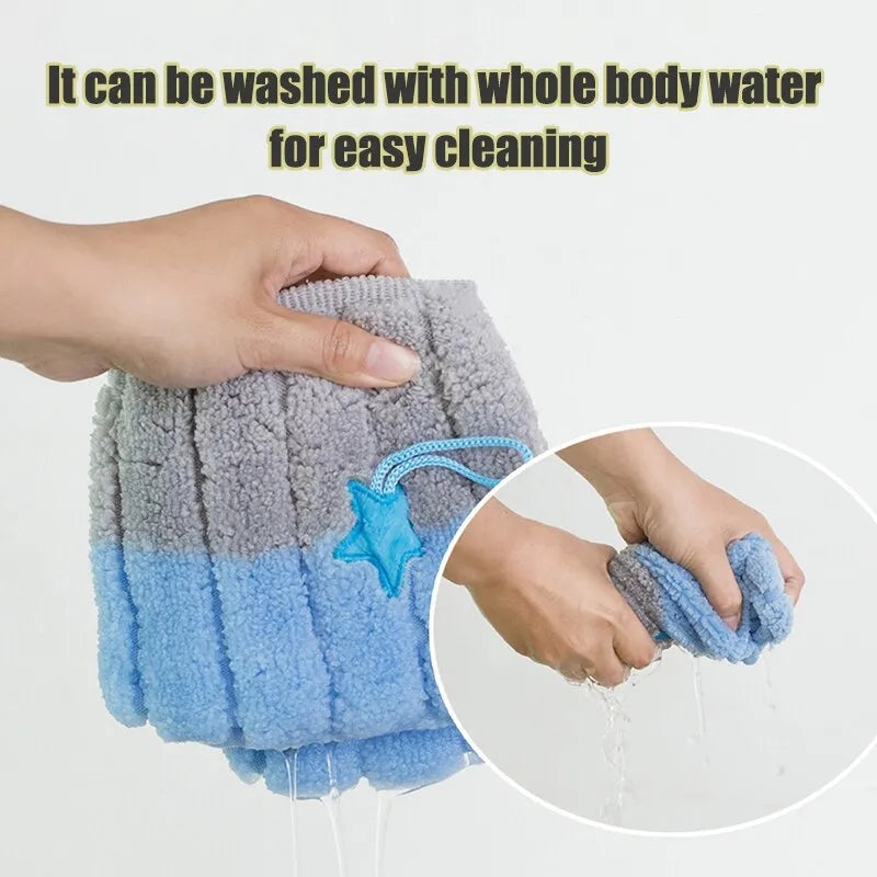 Stitched Color Portable Knitted Toilet Mat Thickened Washable