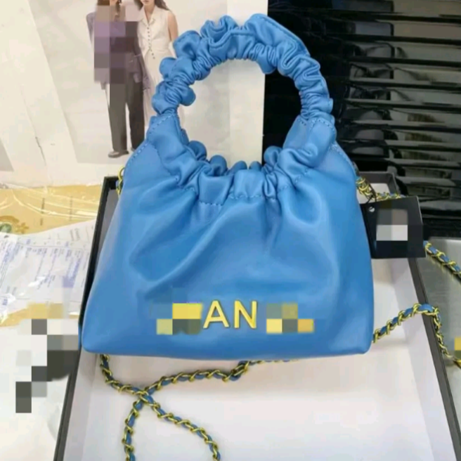 blue Fashionable Handbag