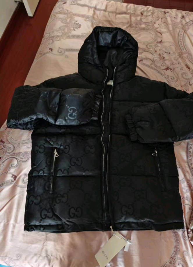 Gucci GG Mens Jacquard Puffer