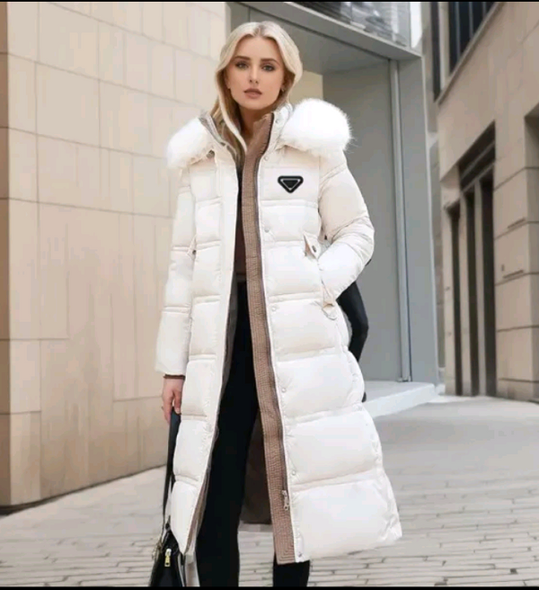 Prada Three Quarter Puffer Coat