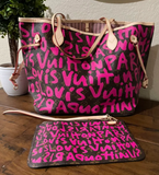 LV High Visibility Graffiti Handbags