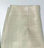 Fendi Logo Leather Mini Skirt