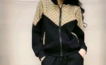 Fashion Luxury Designer Classic Vintage Stylish Gucci Print Track Suit