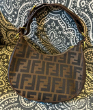 Gold Embroidered Designer Logo MINI Shoulder Bag