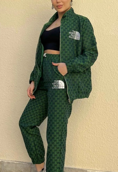 North Face Gucci Collaboration Two Piece Suit