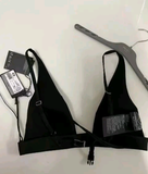 Fashion Sexy Women's Prada Tracksuit Triangle Bra Short set
