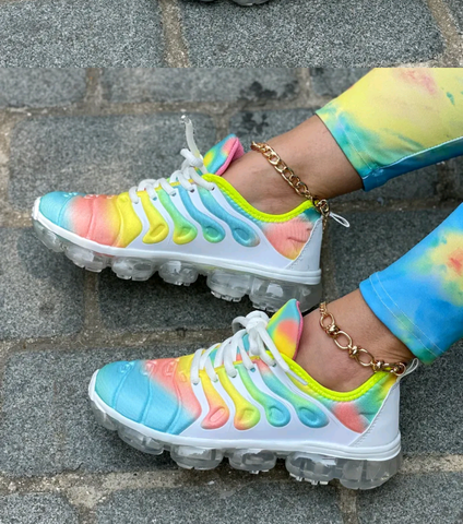 Vapormax Outdoor Sports Shoes Multicolor Leisure Comfortable Lace Up