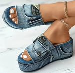 Gorgeous Denim Versatile Fashion Sandals
