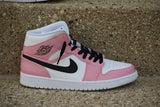 Blink once Jordan 1 Black and Pink Custom Jordan