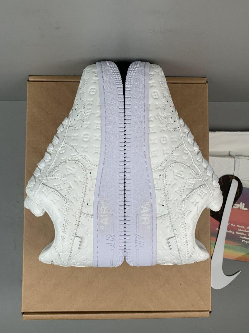 LV x AF 1 Low White