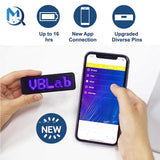 Fully New Bluetooth LED Name Badge DIY Programmable Scrolling Message Board Mini LED Display HD Text Digits Pattern Display