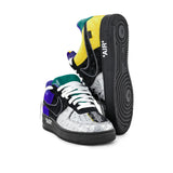 Louis Vuitton
X Nike Air Force 1 Low-Top Sneakers Chrome Toe Monogram Suede and Monogram Mirror Coated Canvas
