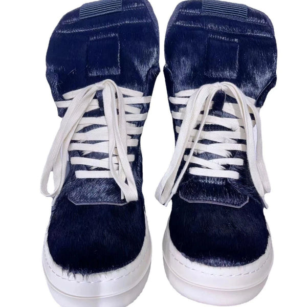 Rick High-top shoes Inverted triangular platform lace-up shoesOwens