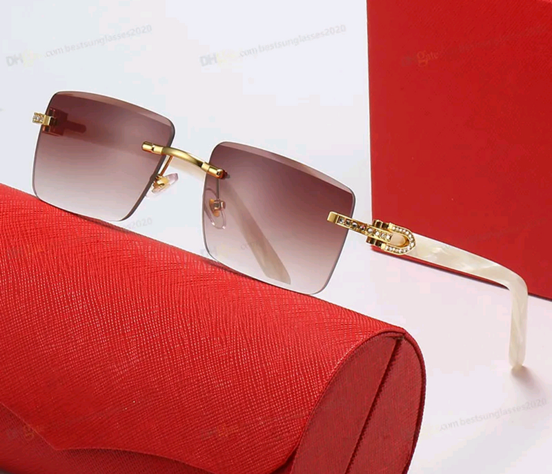 Sunglasses with Elongated C de Cartier motif