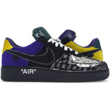 Louis Vuitton
X Nike Air Force 1 Low-Top Sneakers Chrome Toe Monogram Suede and Monogram Mirror Coated Canvas