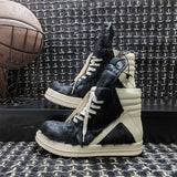 Rick High-top shoes Inverted triangular platform lace-up shoesOwens