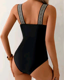 2026 Versace Print Sexy  Bikini Swimsuit Women Hollow Female Swimwear Monokini Bathing Suit (Copy)