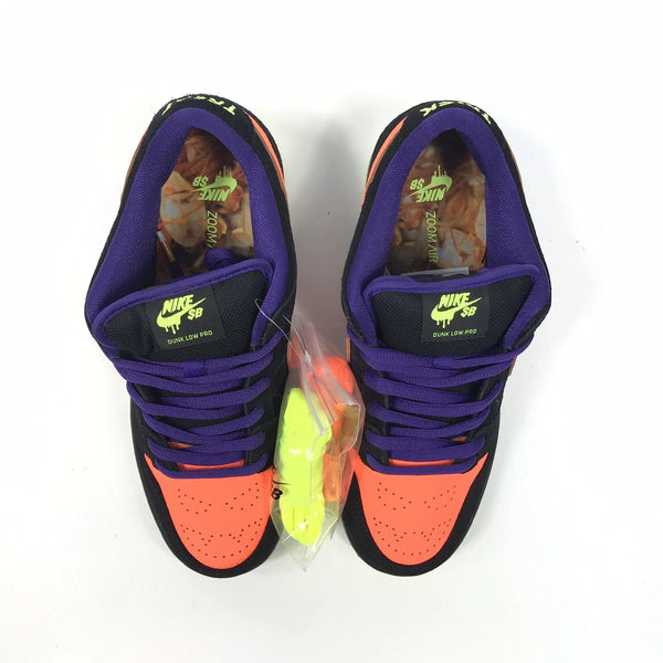 NIKE SB DUNK LOW PRO HALLOWEEN SNEAKERS BLACK/TOTALORANG