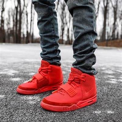 Iconic Classic Yeezy Red October Basketball Ball Sneakers