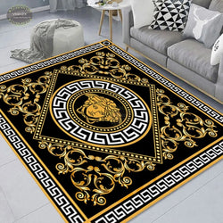 Nordic Luxury Versace Embossed Carpet