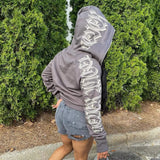 WOMEN'S Gothic Grunge Street Wear Hoodie - TimelessGear9