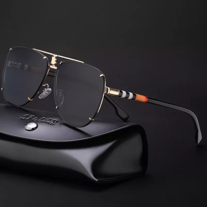 2023 Unisex Luxury Retro Aviation Style Sunglasses - TimelessGear9