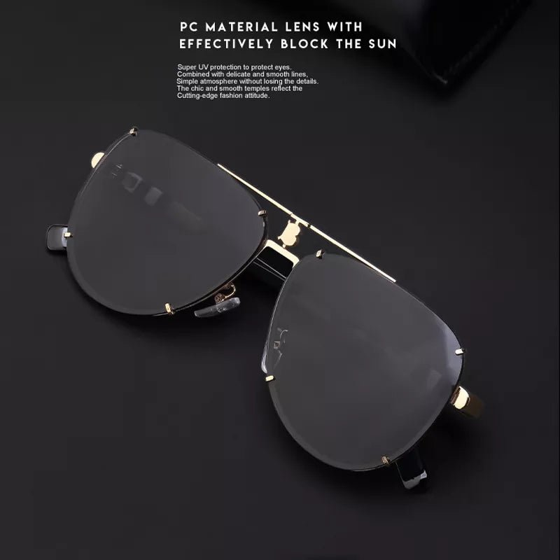 2023 Unisex Luxury Retro Aviation Style Sunglasses - TimelessGear9