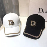 2024 DIOR Logo Rhinestone Hat Cotton Luxury Snap Back - TimelessGear9
