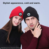 Music Player With Mic Warm Beanie Winter Skull Cap
