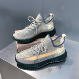 350 Bolt Sneakers Breathable Black White Sports Casual Light Walking Running Shoes - TimelessGear9