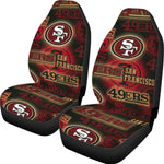 San Francisco 49ers  Universal Car Seat Cover With Thickened Back - TimelessGear9