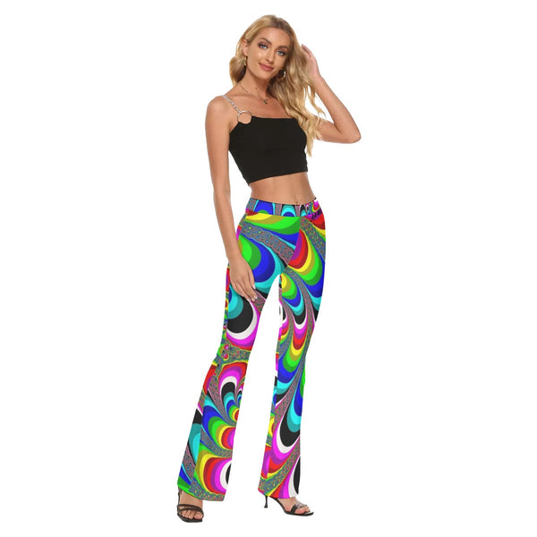 Vintage Disco Women's Skinny Flare Pants - TimelessGear9