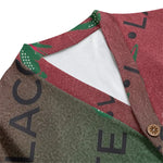 Unisex V-neck Cardigan With Button Closure Lacoste Print - TimelessGear9