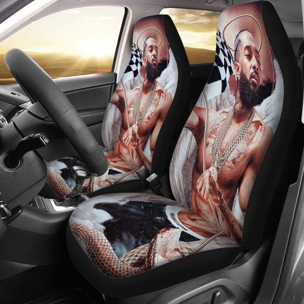 La Legend Nipsey Hussle Universal Car Seat Cover With Thickened Back - TimelessGear9